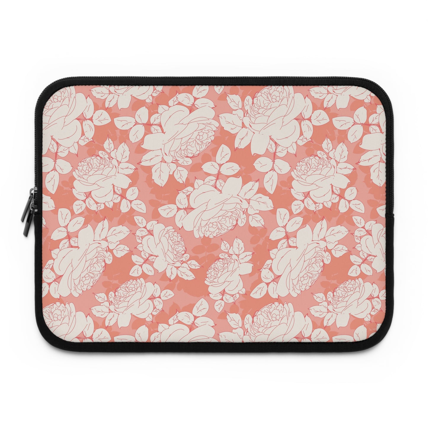 Peach and Cream Roses Laptop Sleeve