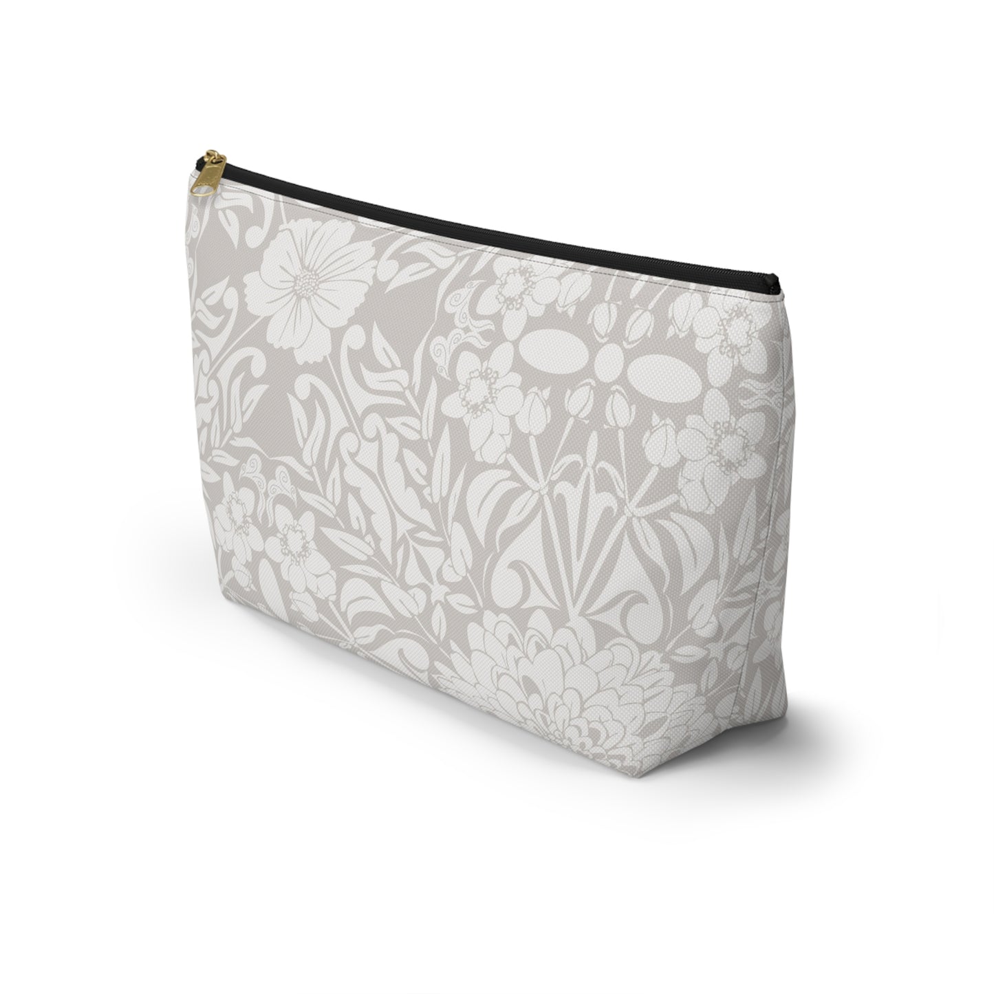 New Nouveau in Gray Accessory Pouch w T-bottom