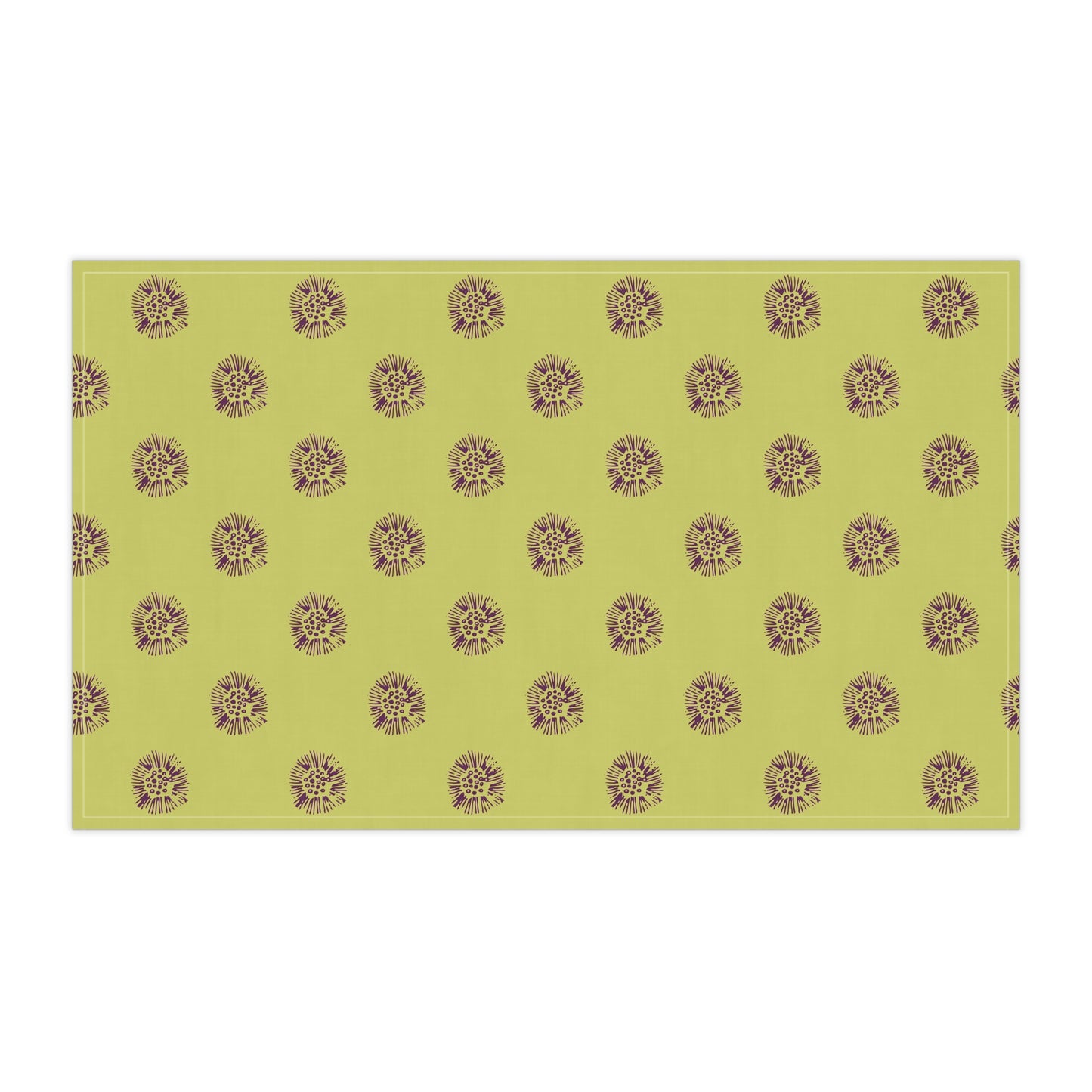 Dots on Bright Green Kitchen Towel