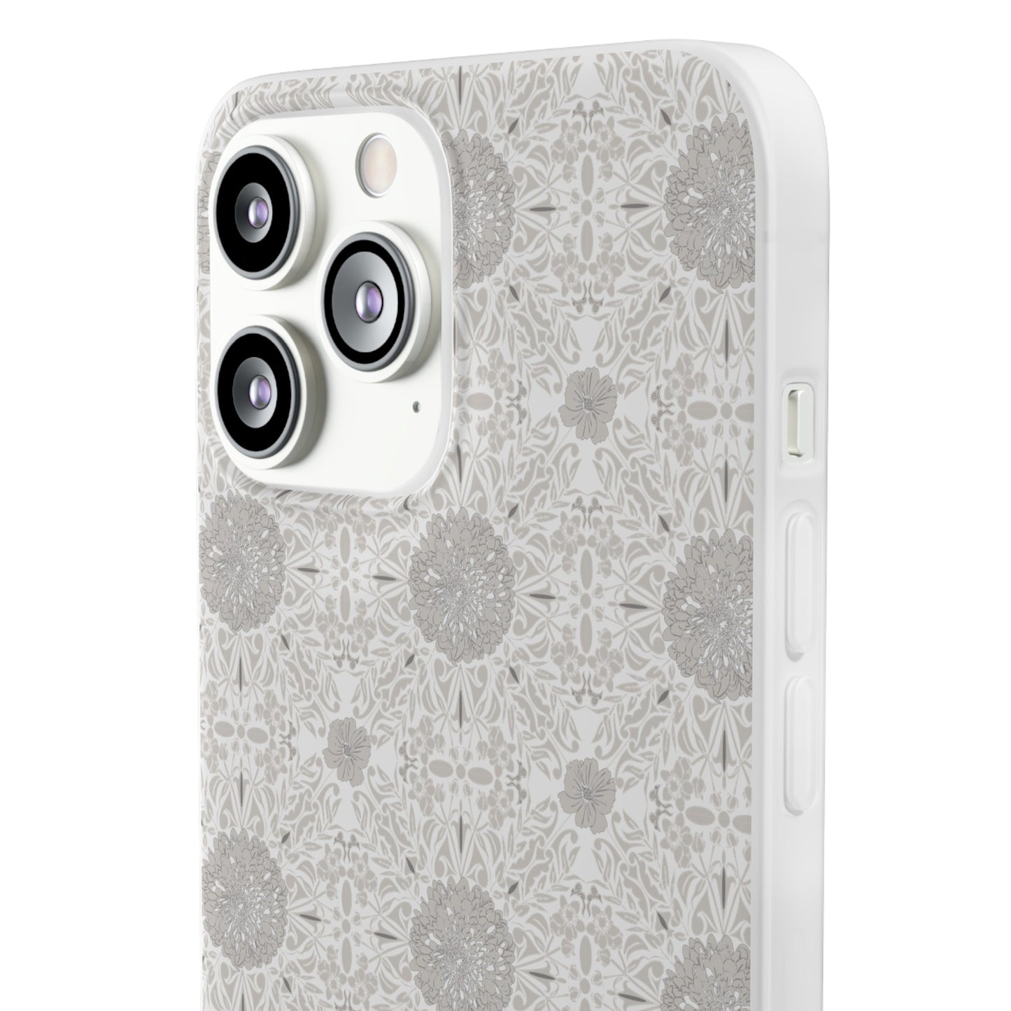 New Nouveau in Gray Flexi Cases for iPhone