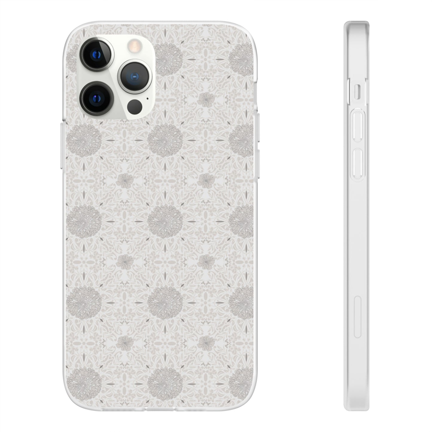 New Nouveau in Gray Flexi Cases for iPhone