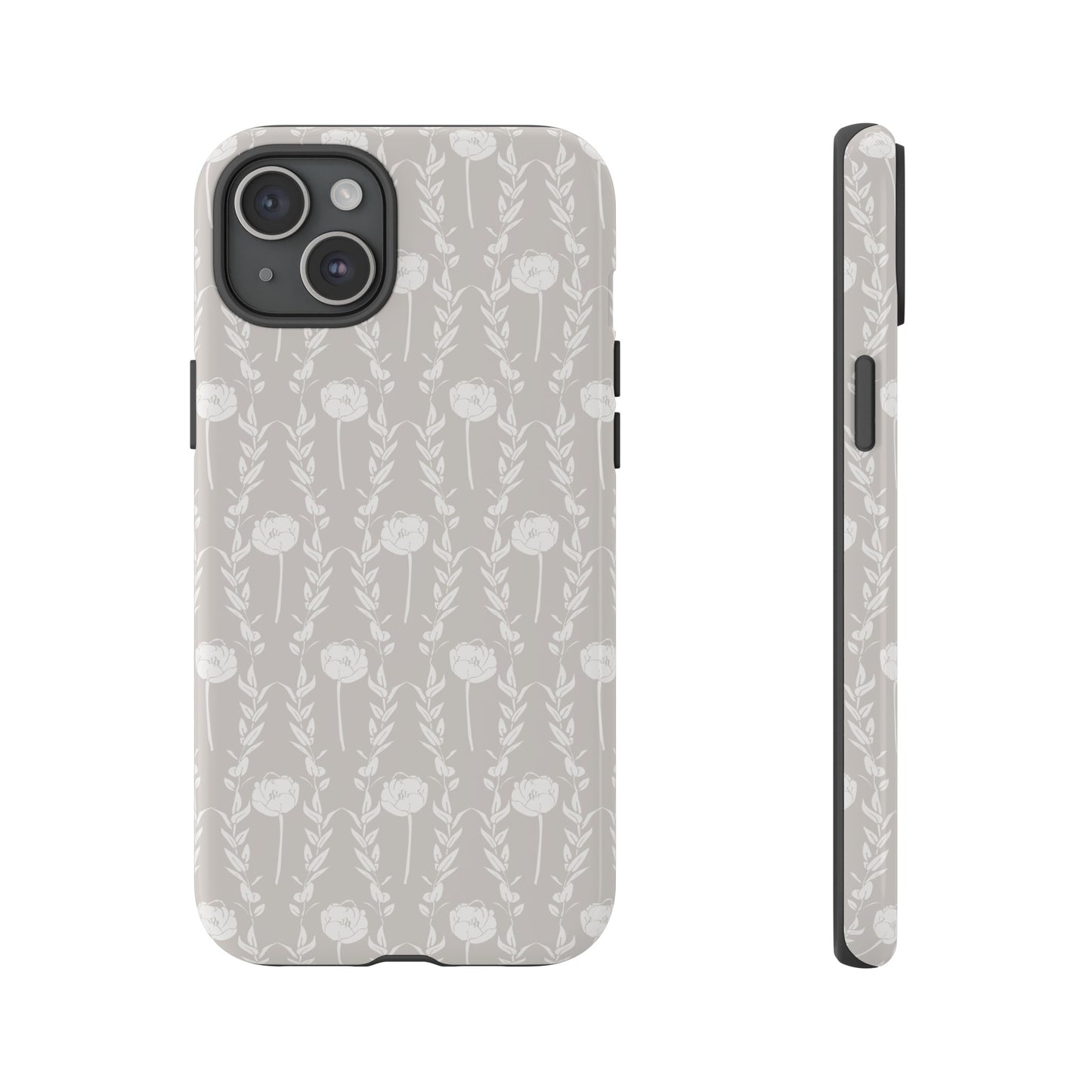 New Nouveau in Gray Tough Cases for iPhone