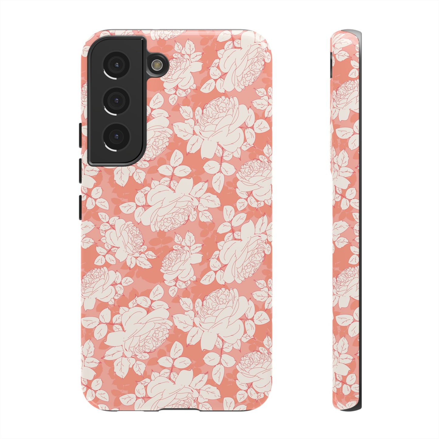 Peach and Cream Roses Tough Cases for Samsung