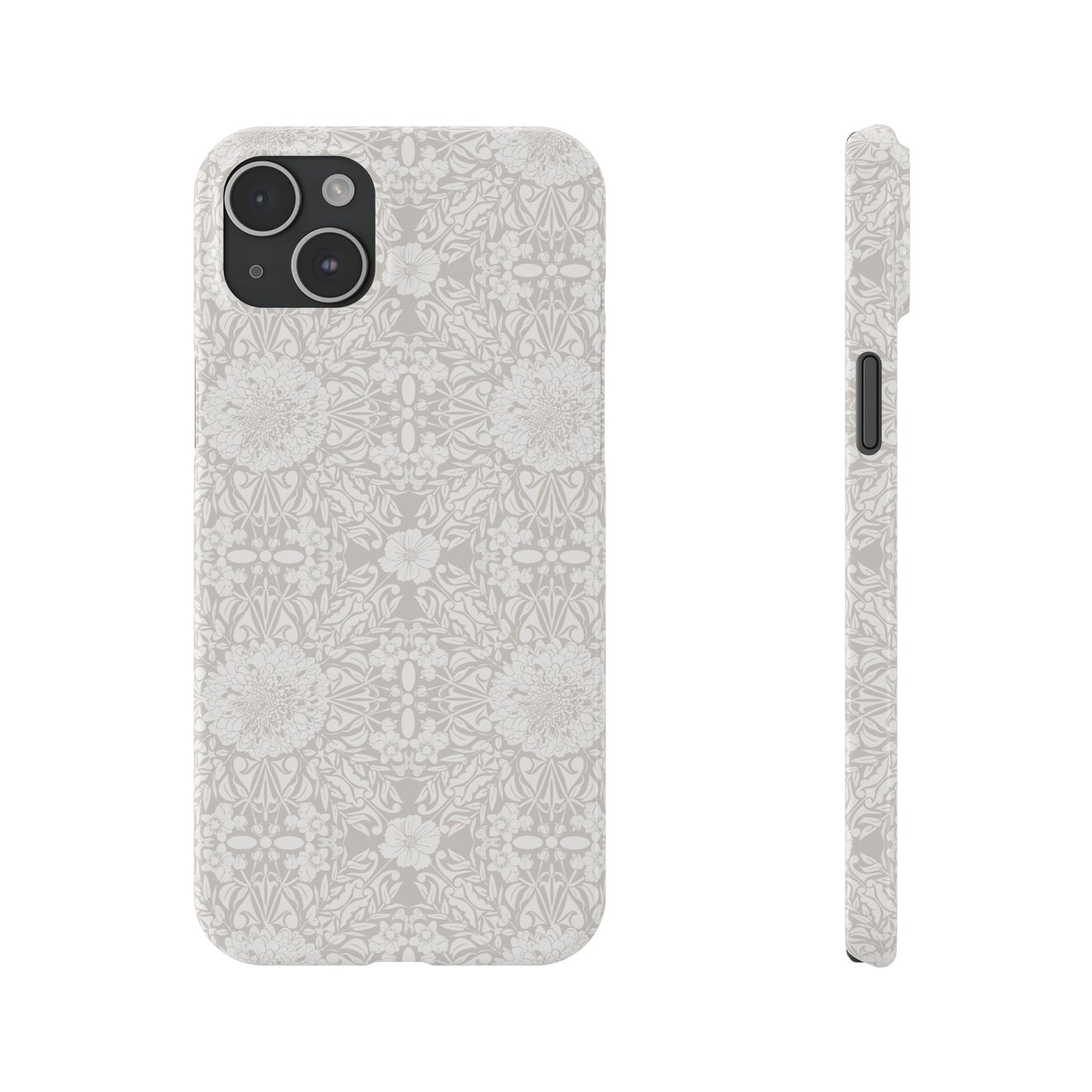 New Nouveau in Gray Slim Phone Cases