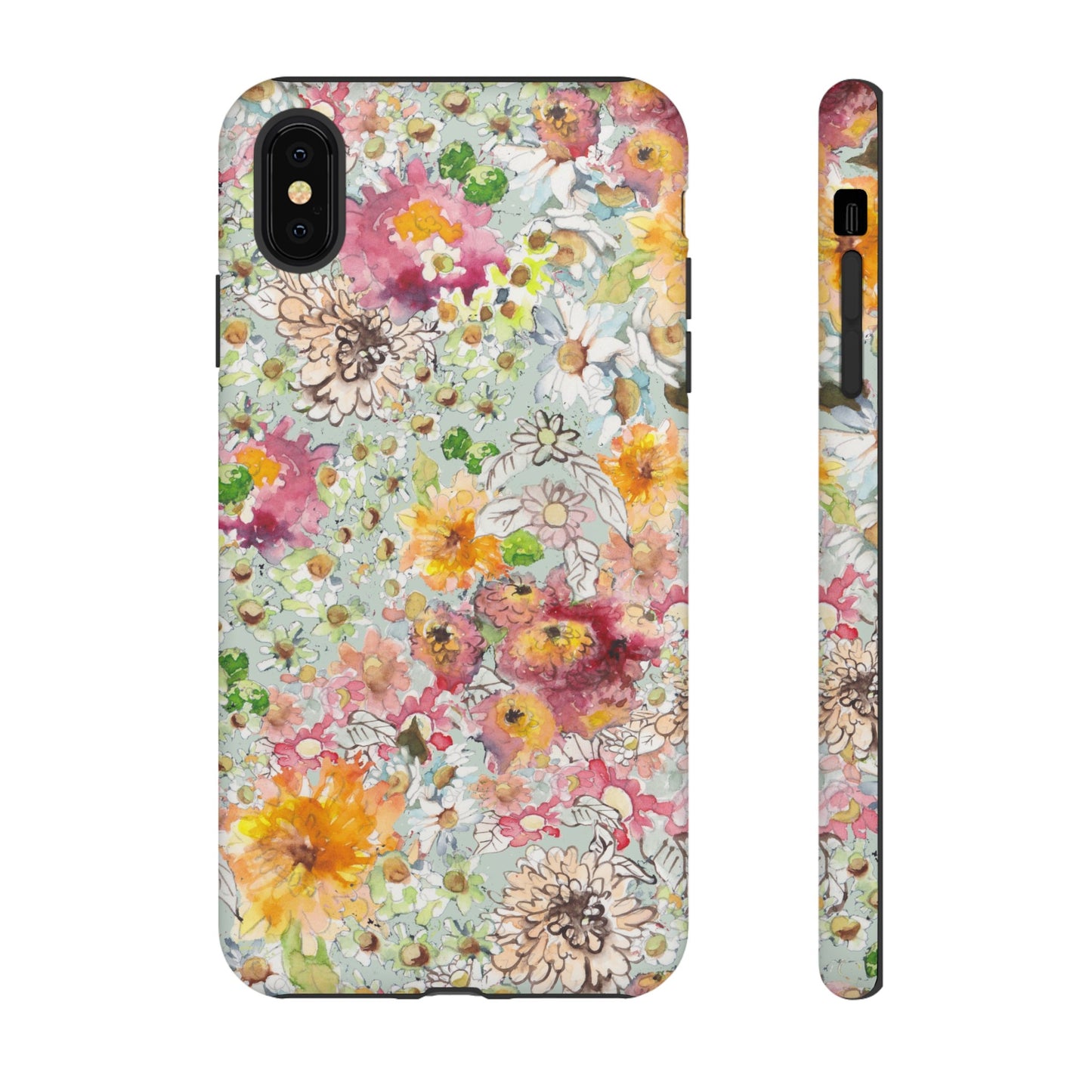 Farmhouse Floral Tough Cases for iPhone