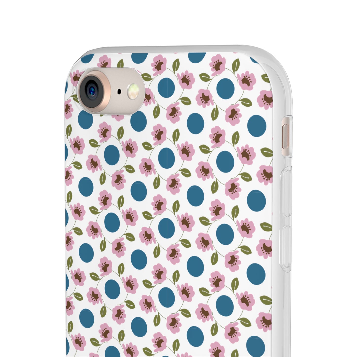 Wildflowers with Dots Flexi Cases for iPhone