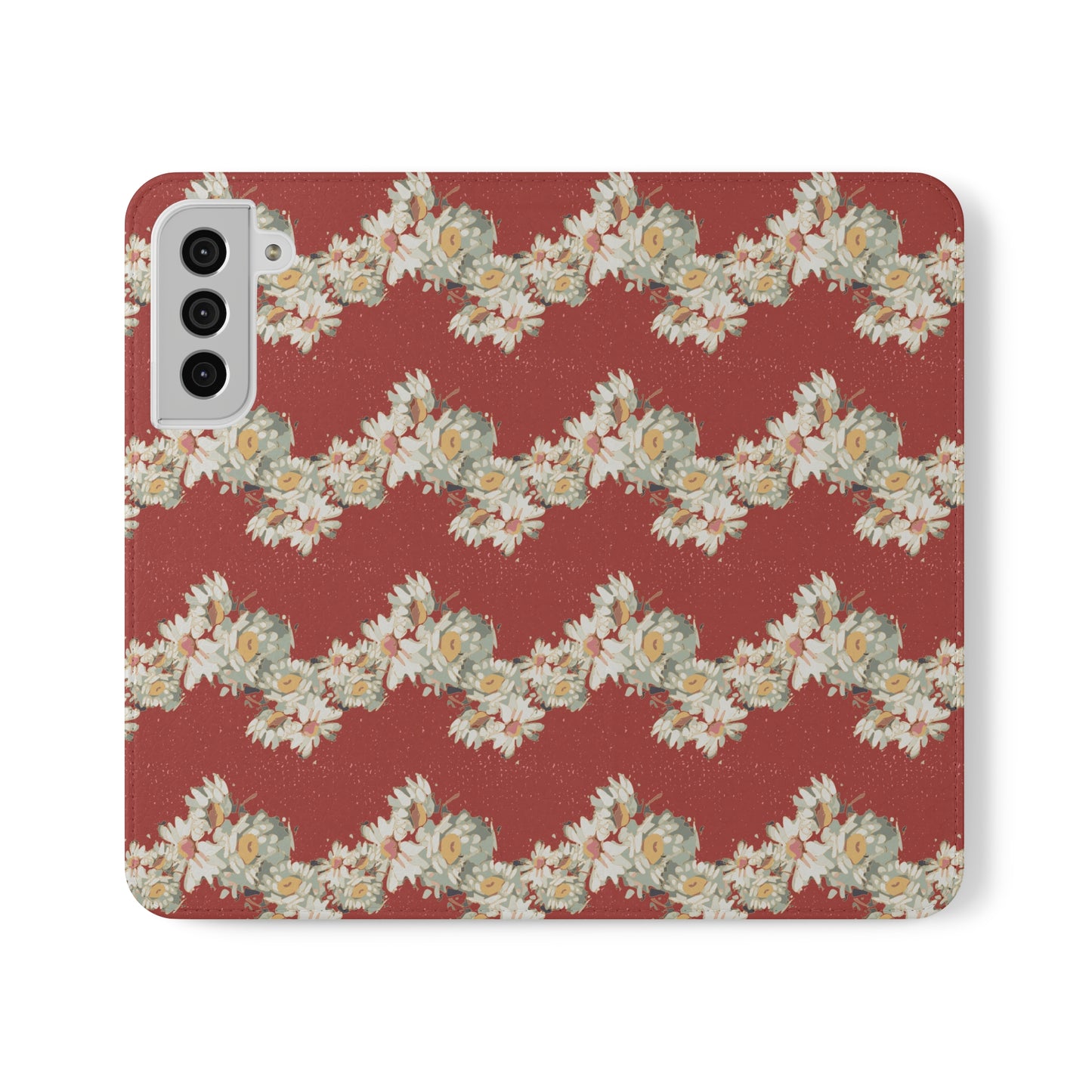 Daisies, Zig Zag Stripe Flip Cases for Samsung