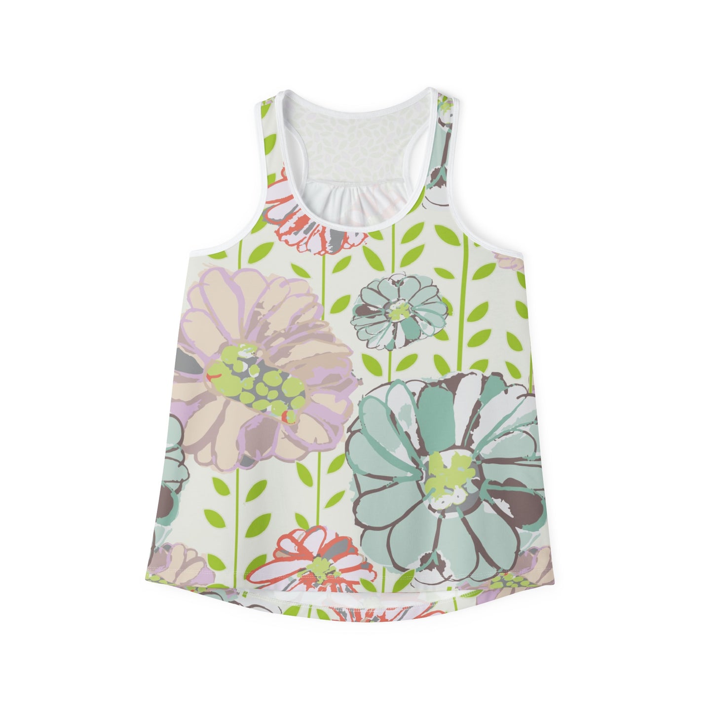 Soft Watercolor Floral Women's Tank Top