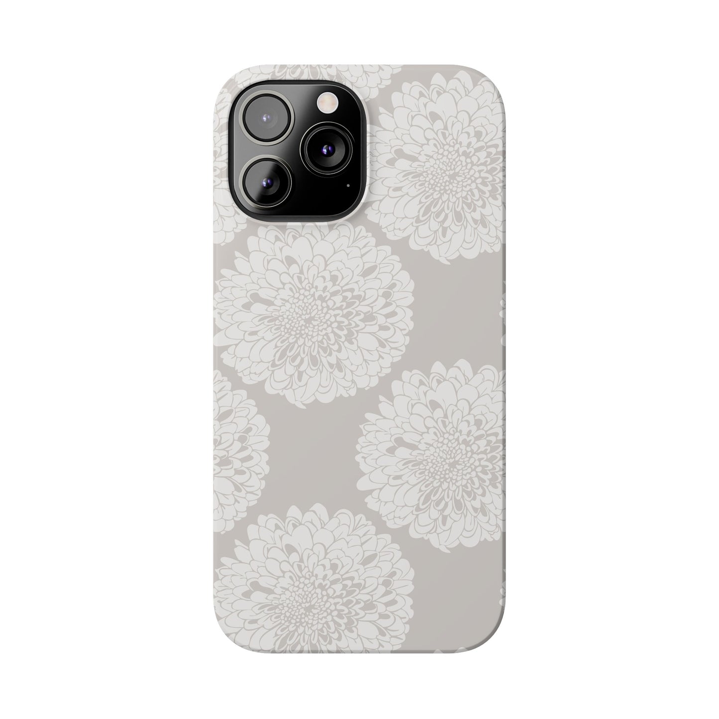 New Nouveau in Gray Slim Phone Cases