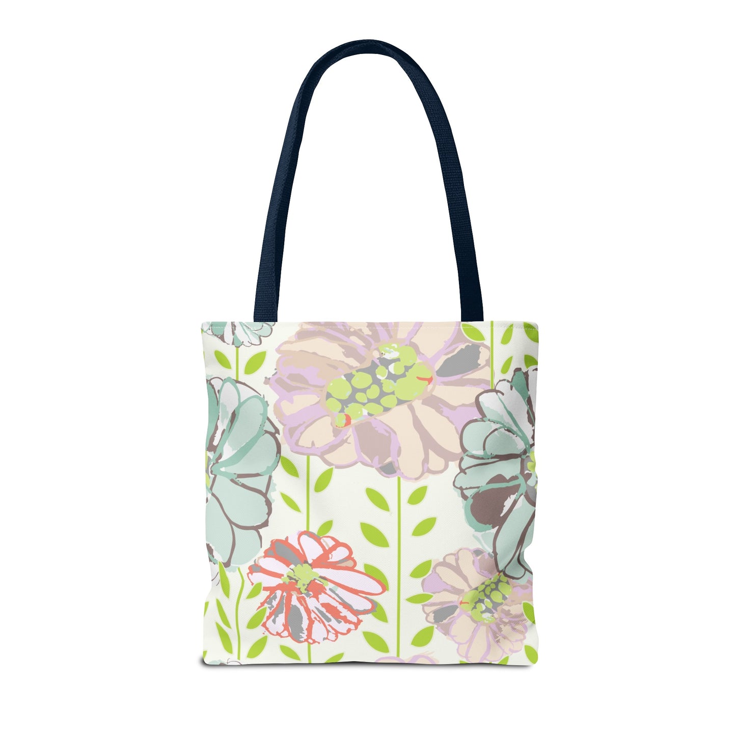 Soft Watercolor Floral Tote Bag