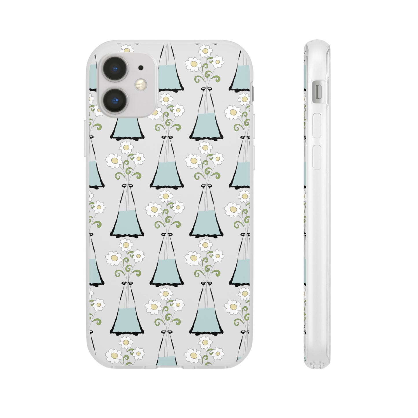 Daisies in a vase Flexi Cases for iPhone