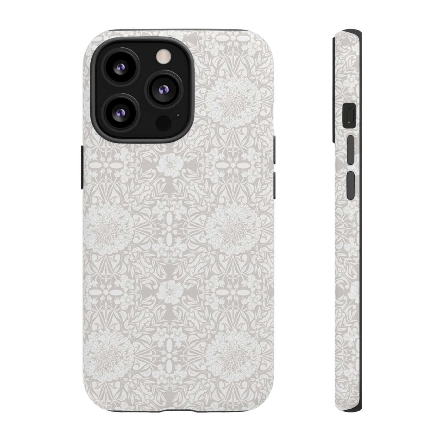 New Nouveau in Gray Tough Cases for iPhone