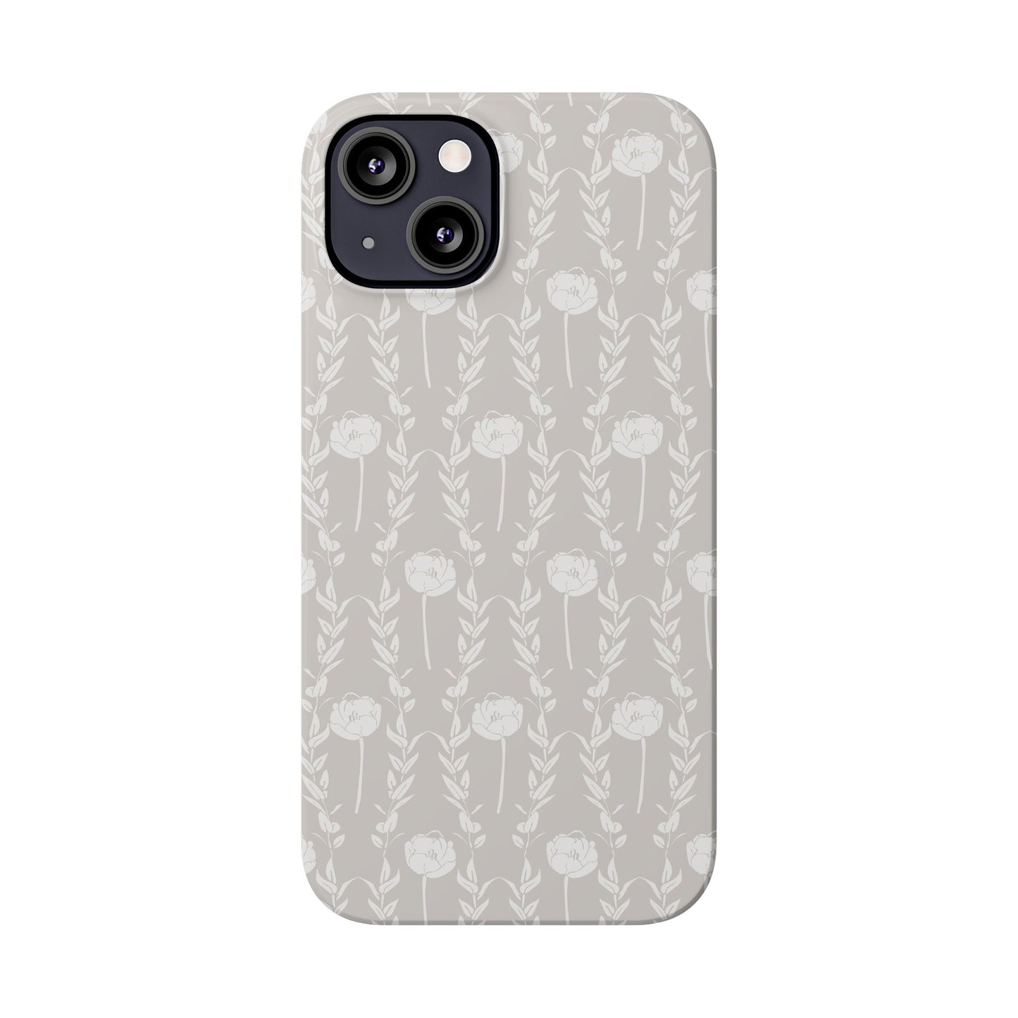 New Nouveau in Gray Slim Phone Cases