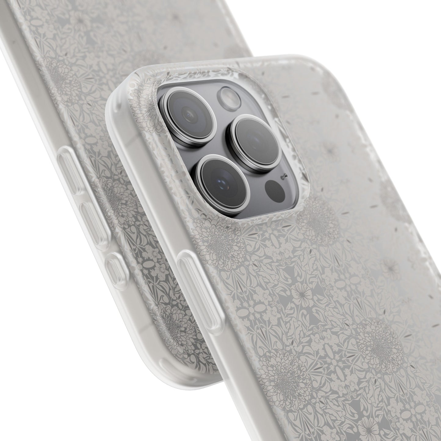 New Nouveau in Gray Flexi Cases for iPhone