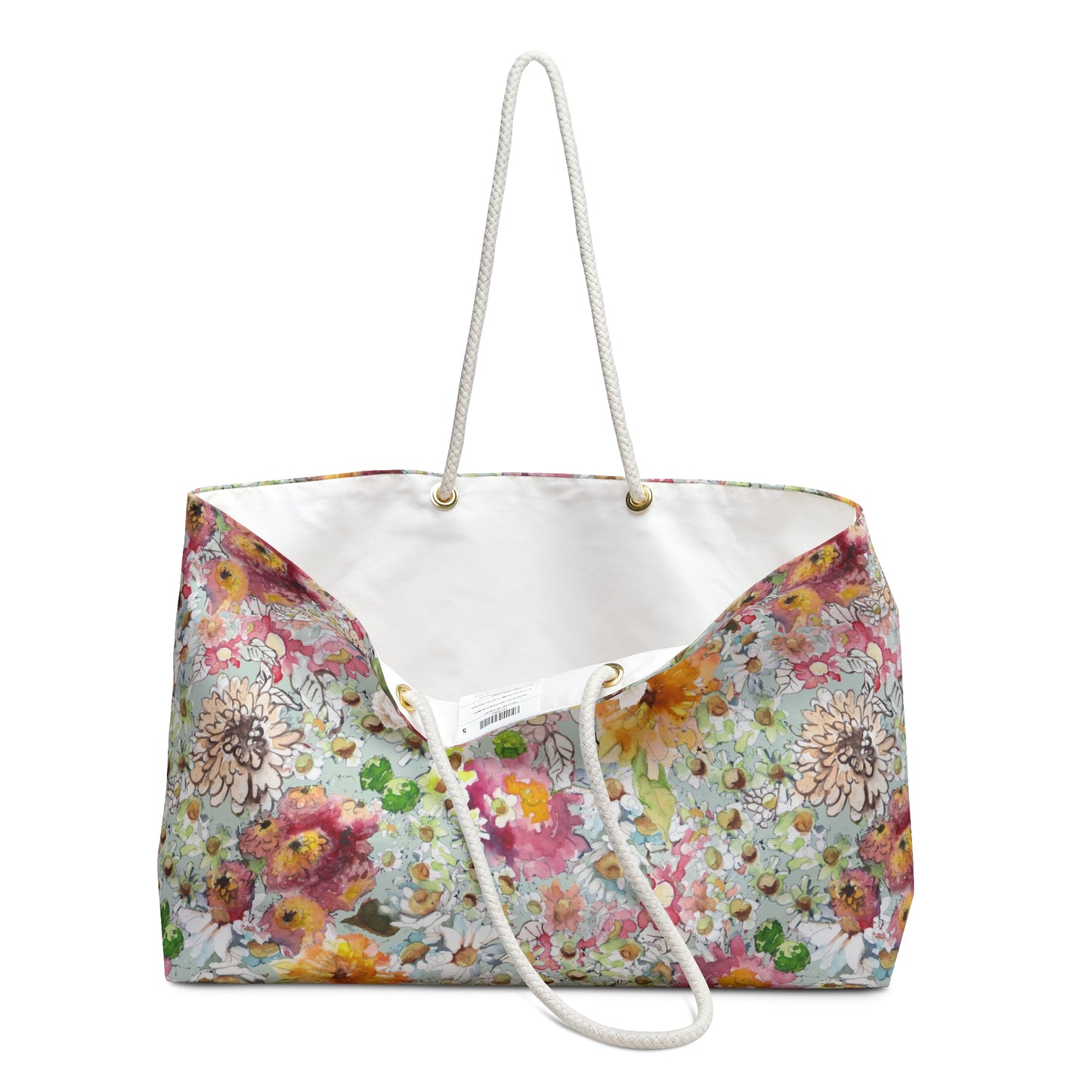 Farmhouse Floral Weekender Bag