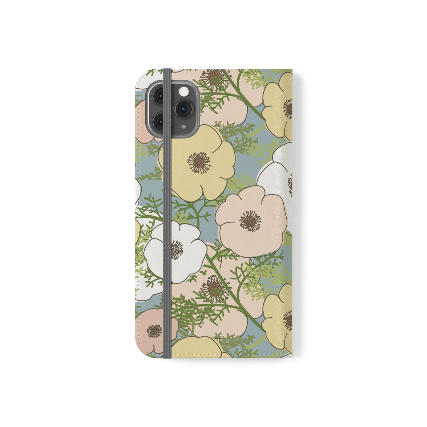 Playful Poppies Flip Cases for iPhone