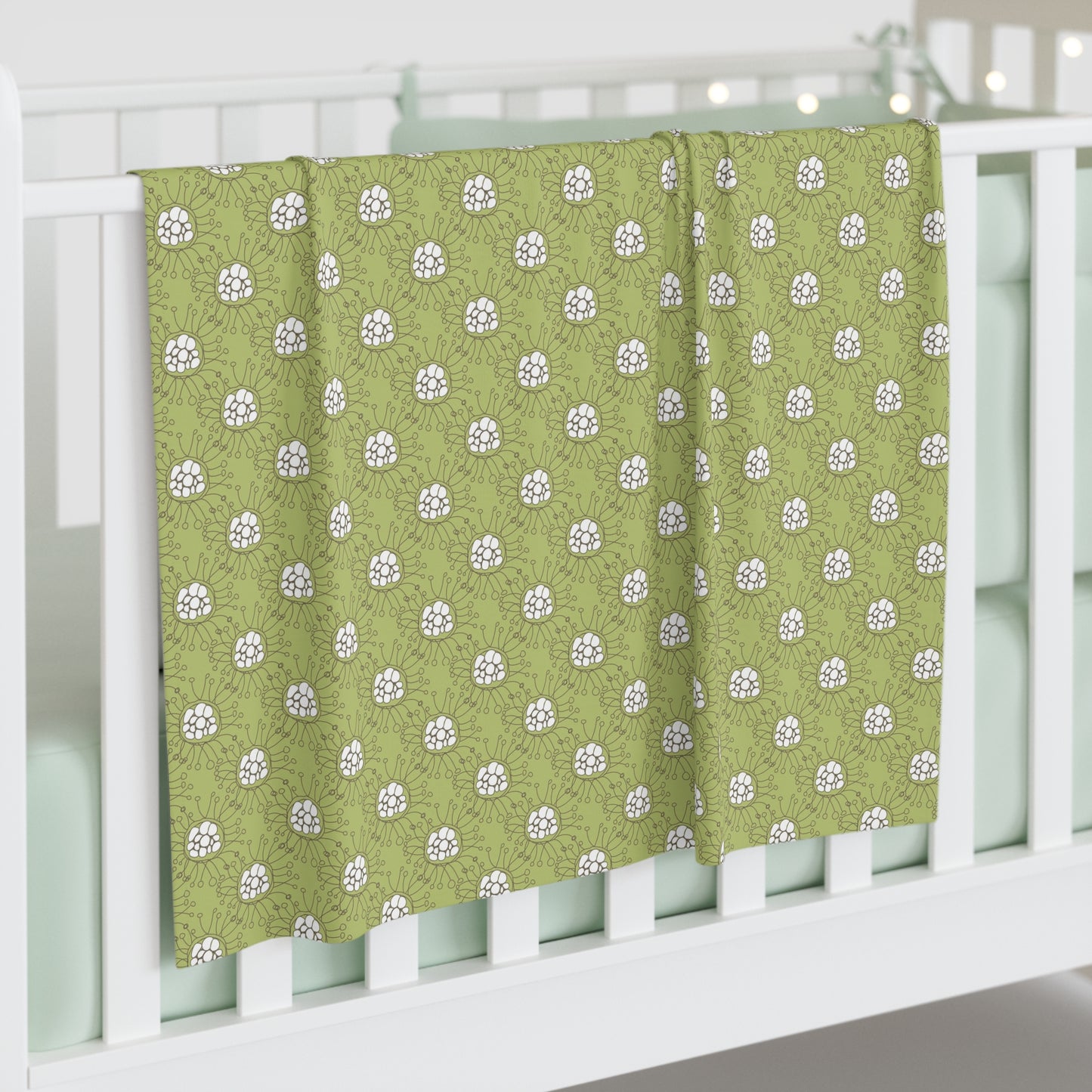 Playful Poppies Baby Swaddle Blanket