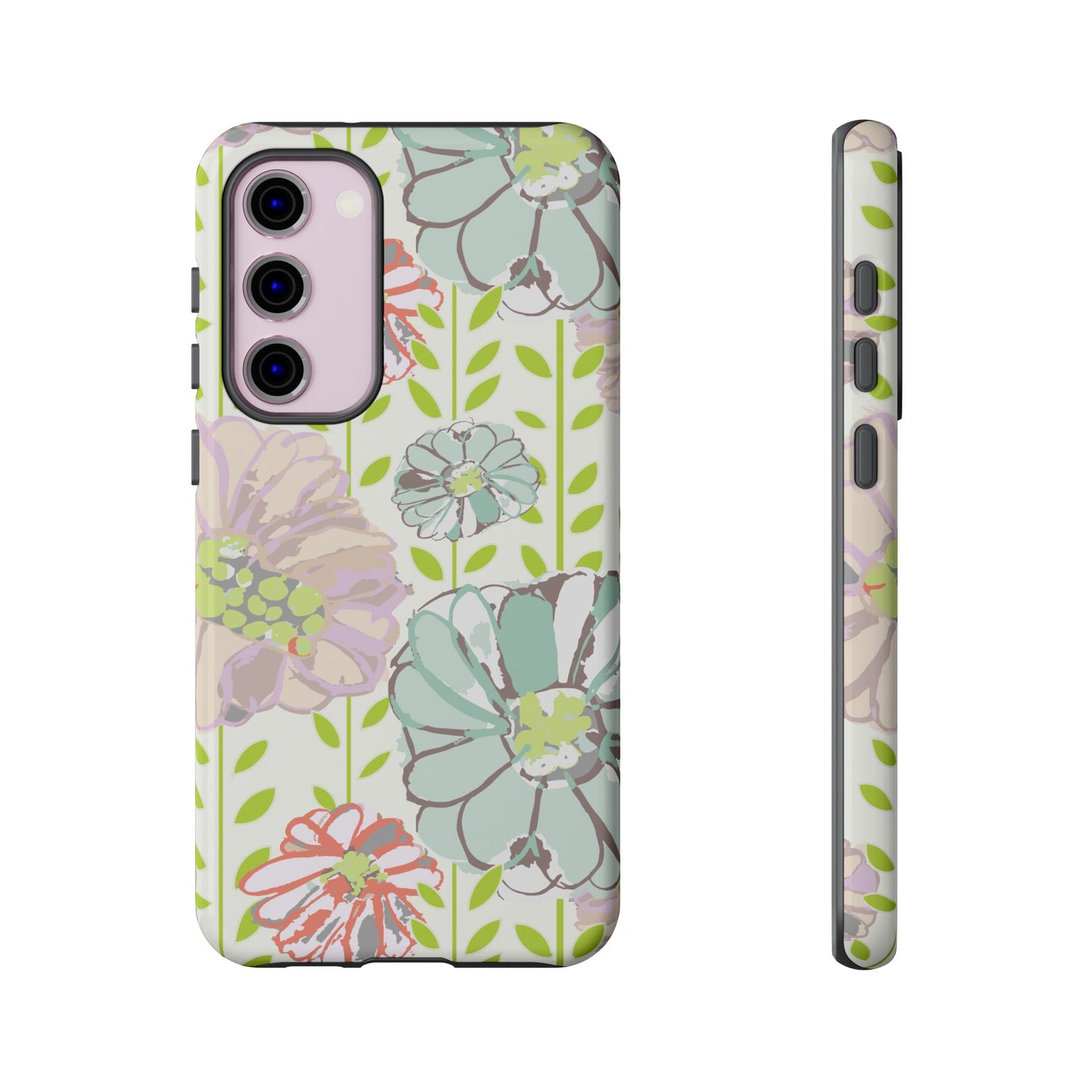 Soft Watercolor Floral Tough Cases for Samsung