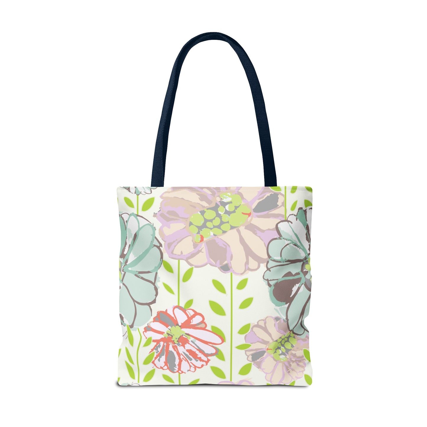 Soft Watercolor Floral Tote Bag