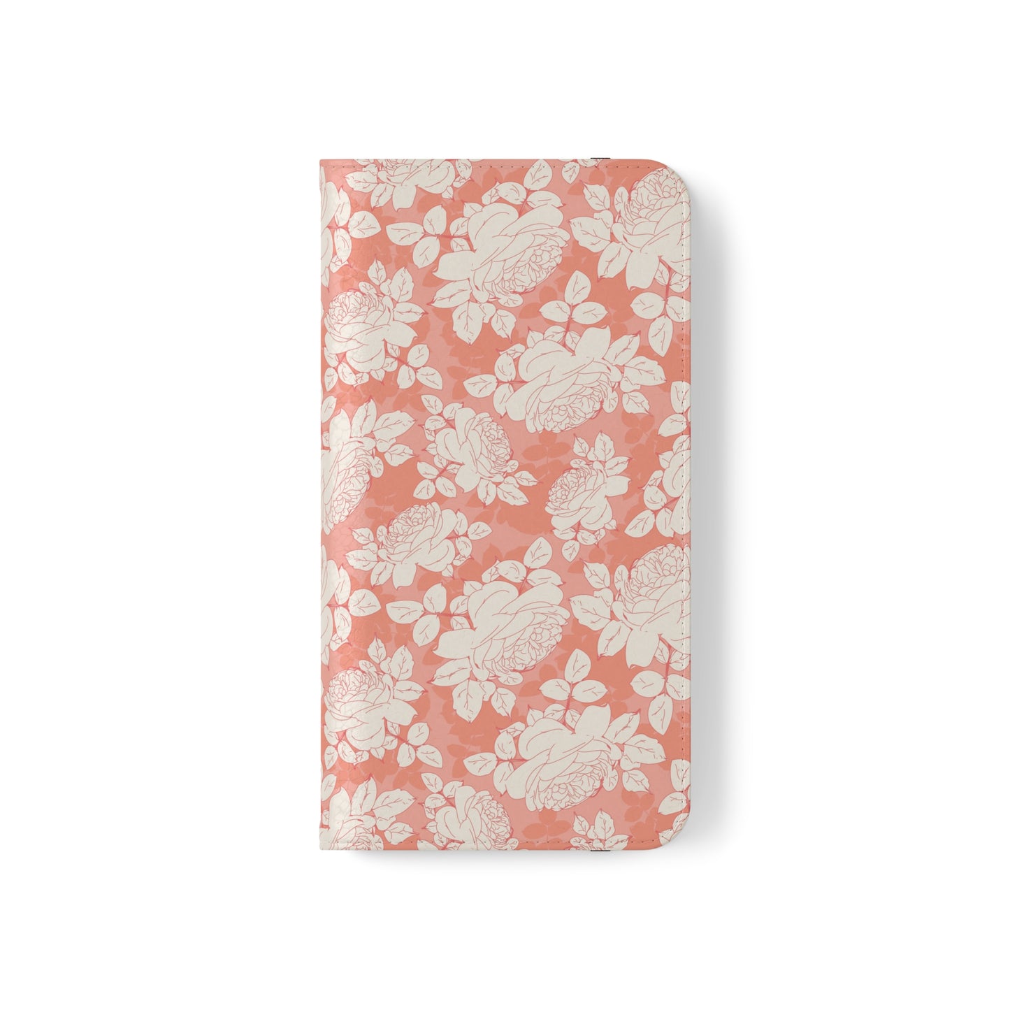 Peach and Cream Roses Flip Cases for Samsung