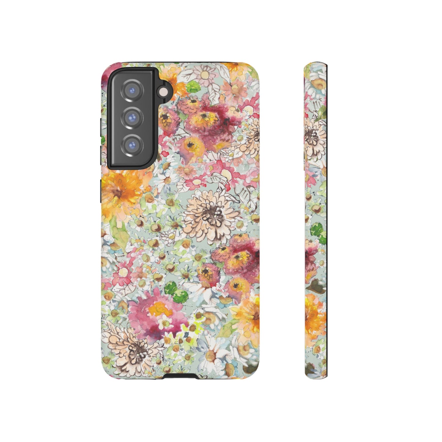 Farmhouse Floral Tough Cases for Samsung