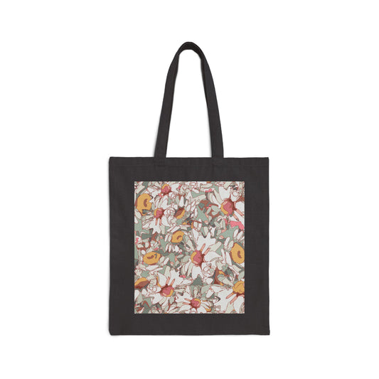 Daisies Cotton Canvas Tote Bag