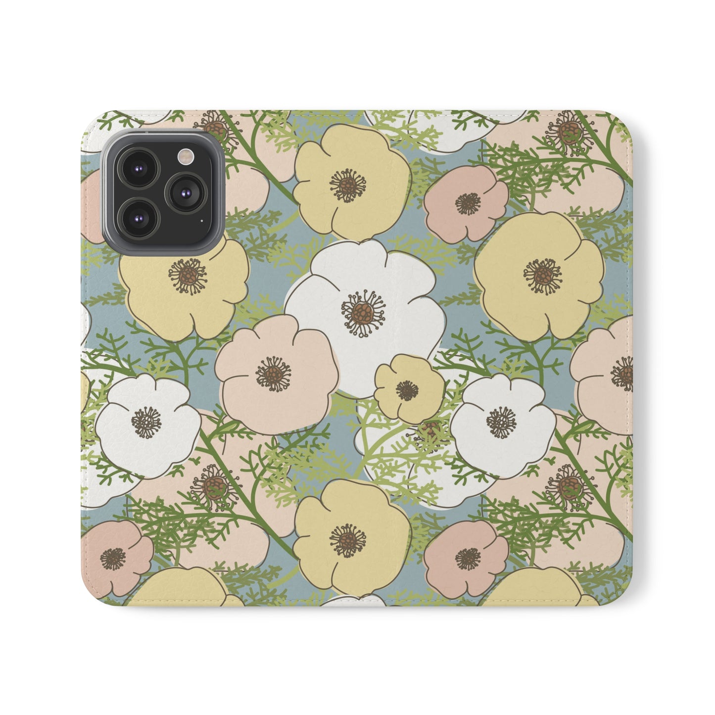 Playful Poppies Flip Cases for iPhone