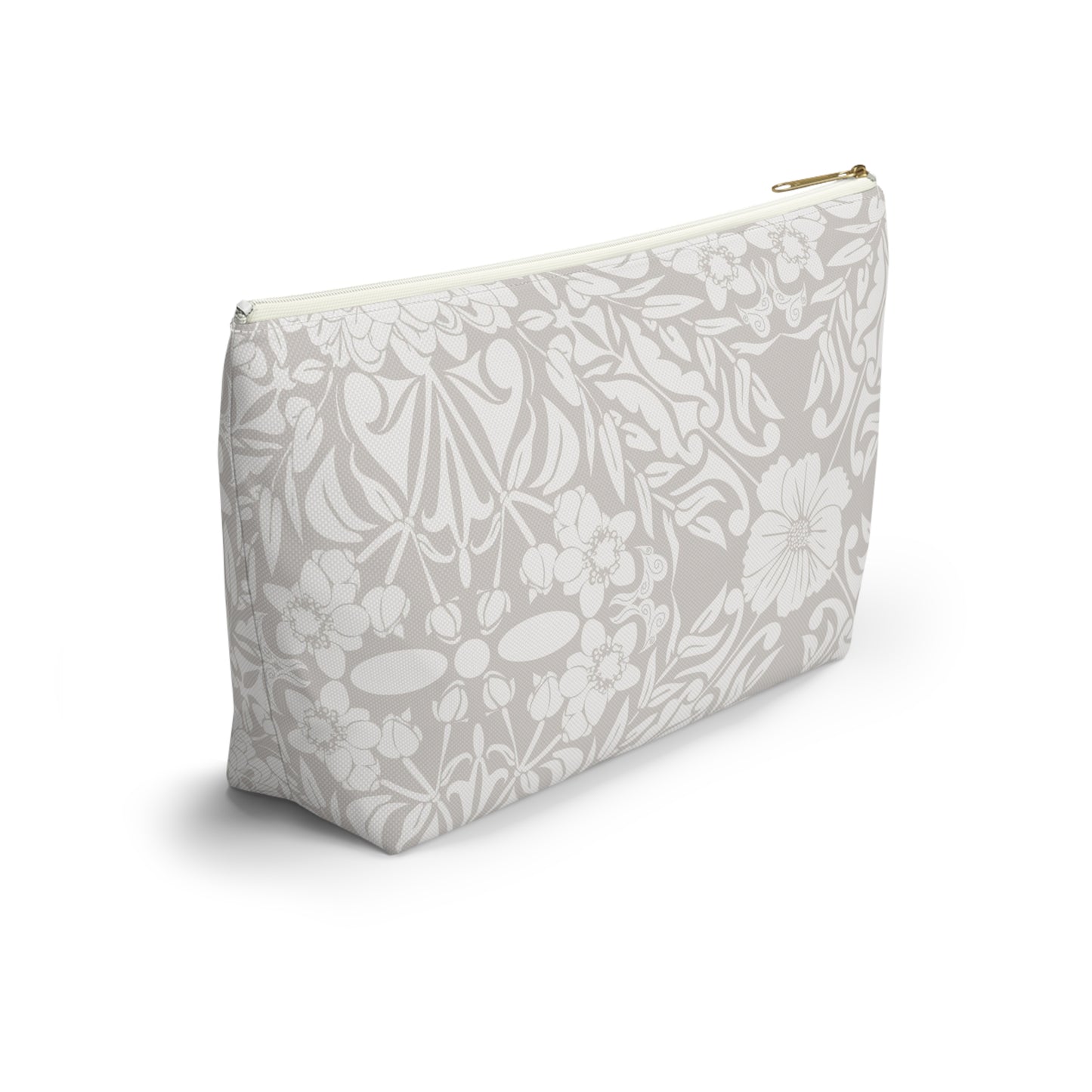 New Nouveau in Gray Accessory Pouch w T-bottom