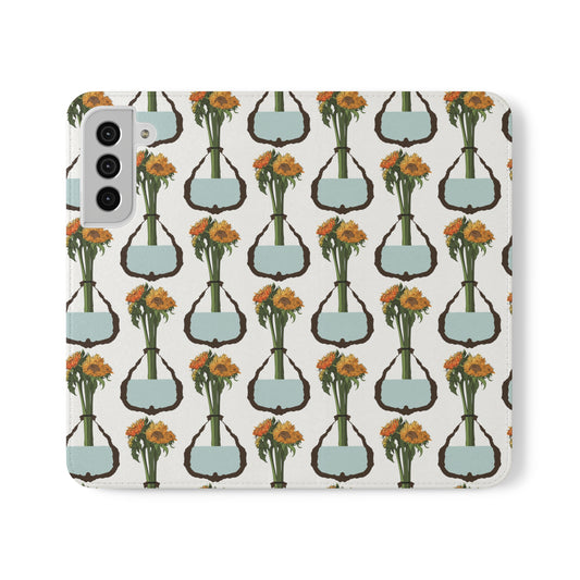 Sunflowers Flip Cases for Samsung