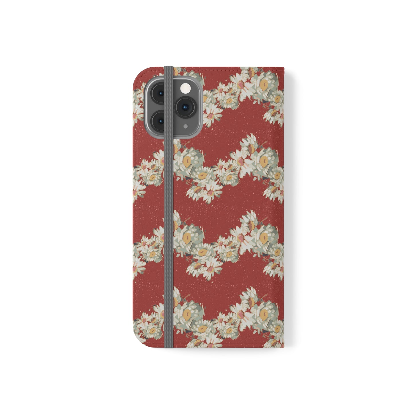 Daisies Stripe Flip Cases for iPhone