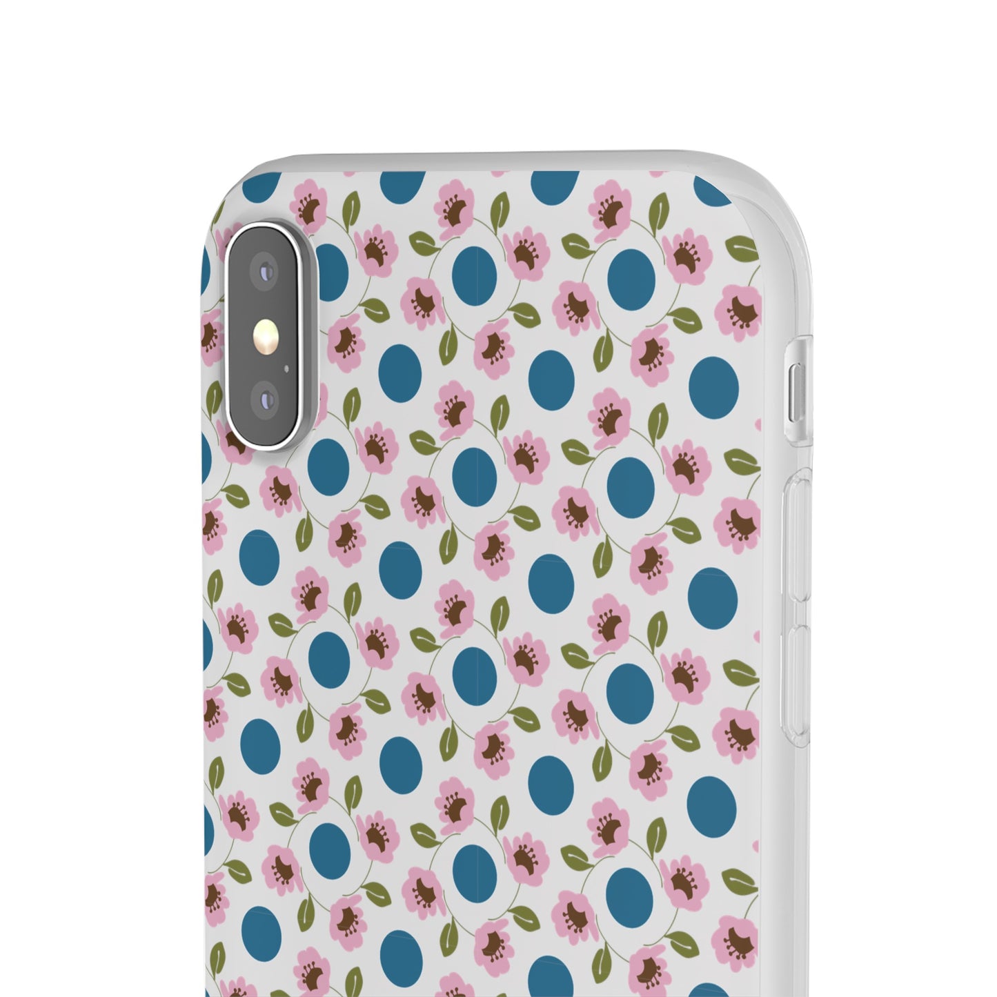 Wildflowers with Dots Flexi Cases for iPhone