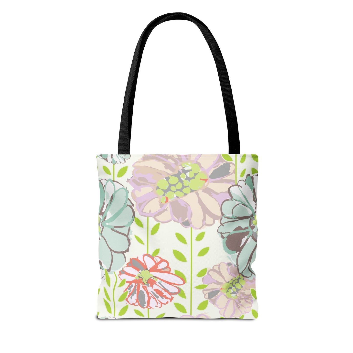 Soft Watercolor Floral Tote Bag