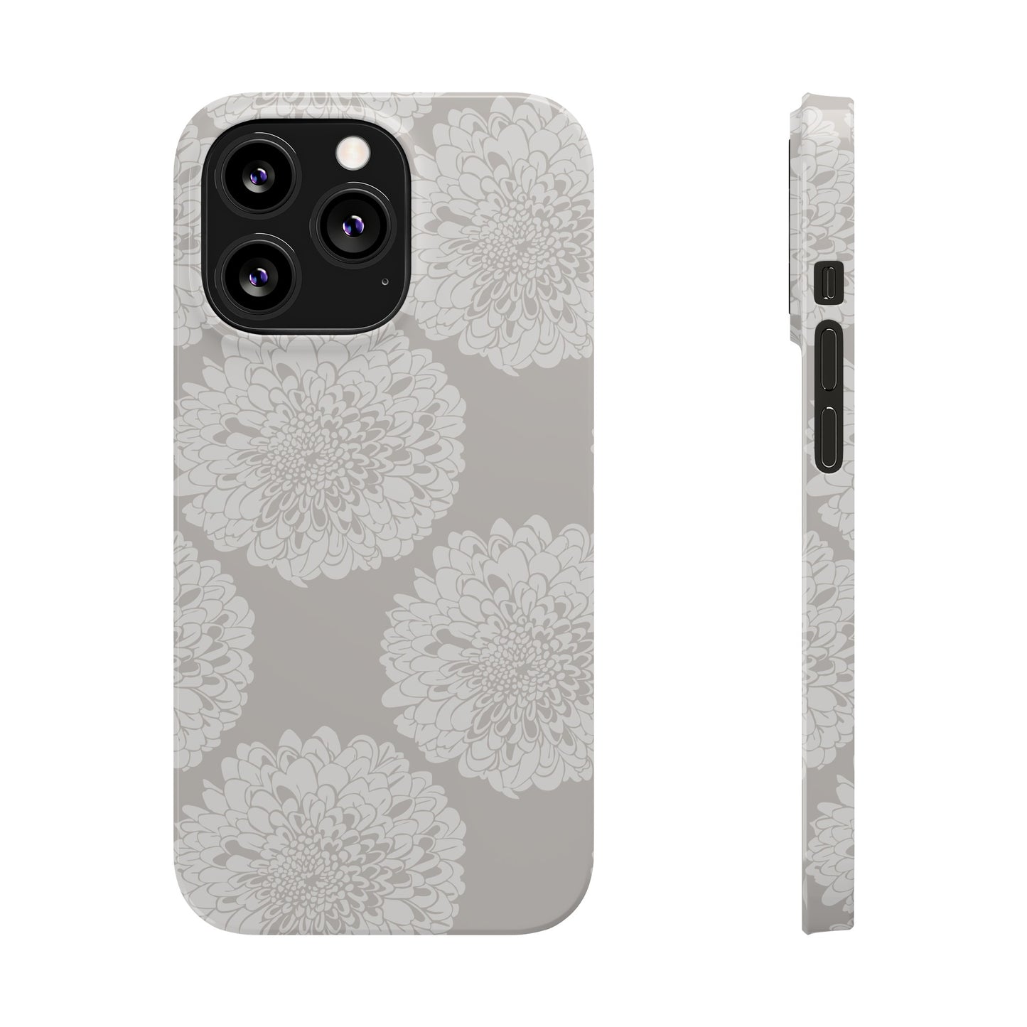 New Nouveau in Gray Slim Phone Cases