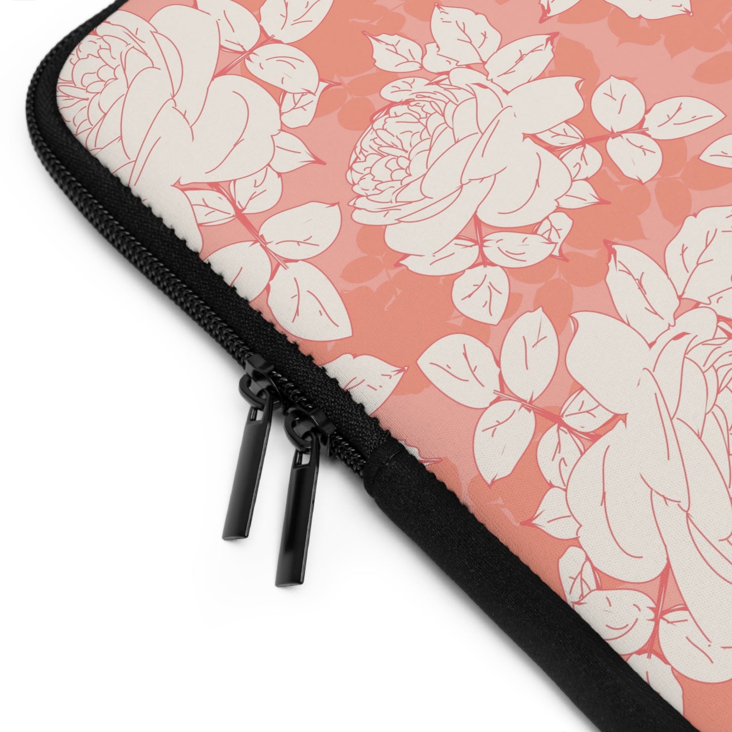 Peach and Cream Roses Laptop Sleeve