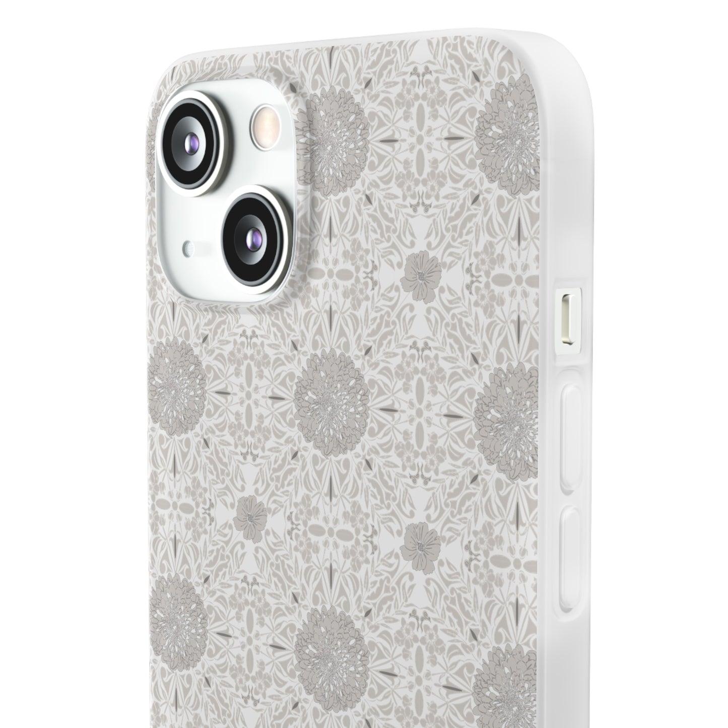 New Nouveau in Gray Flexi Cases for iPhone