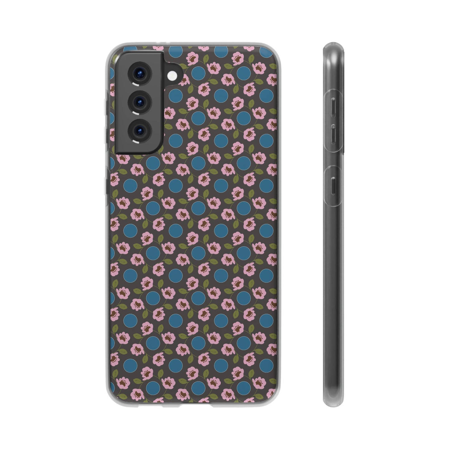 Wildflowers with Dots Flexi Cases for Samsung