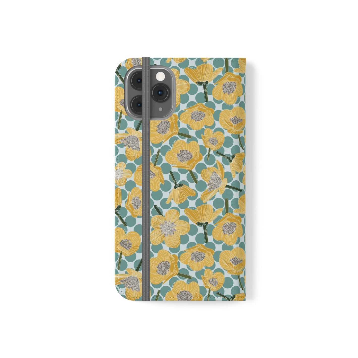 Buttercups and Polka Dots Flip Cases for iPhone