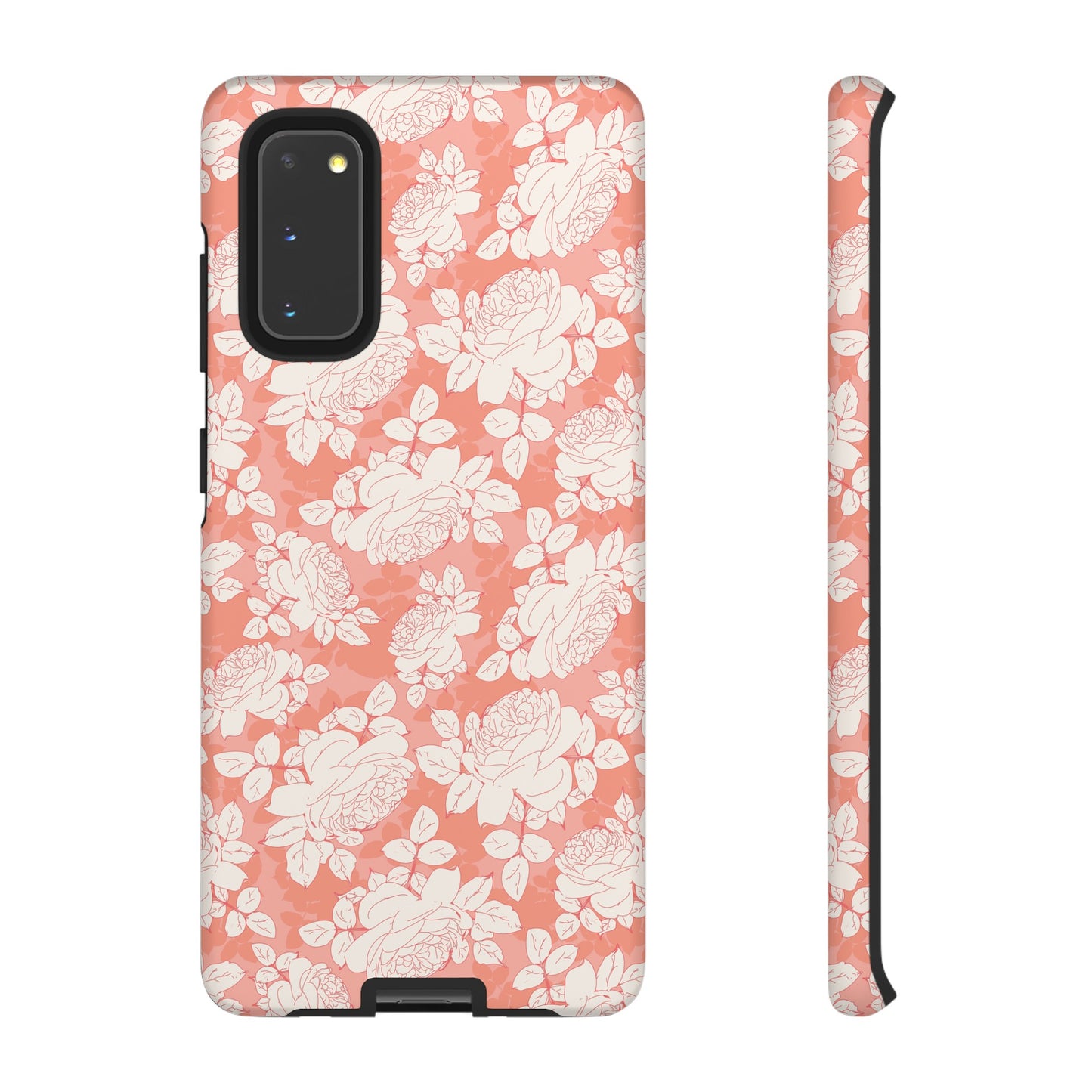 Peach and Cream Roses Tough Cases for Samsung