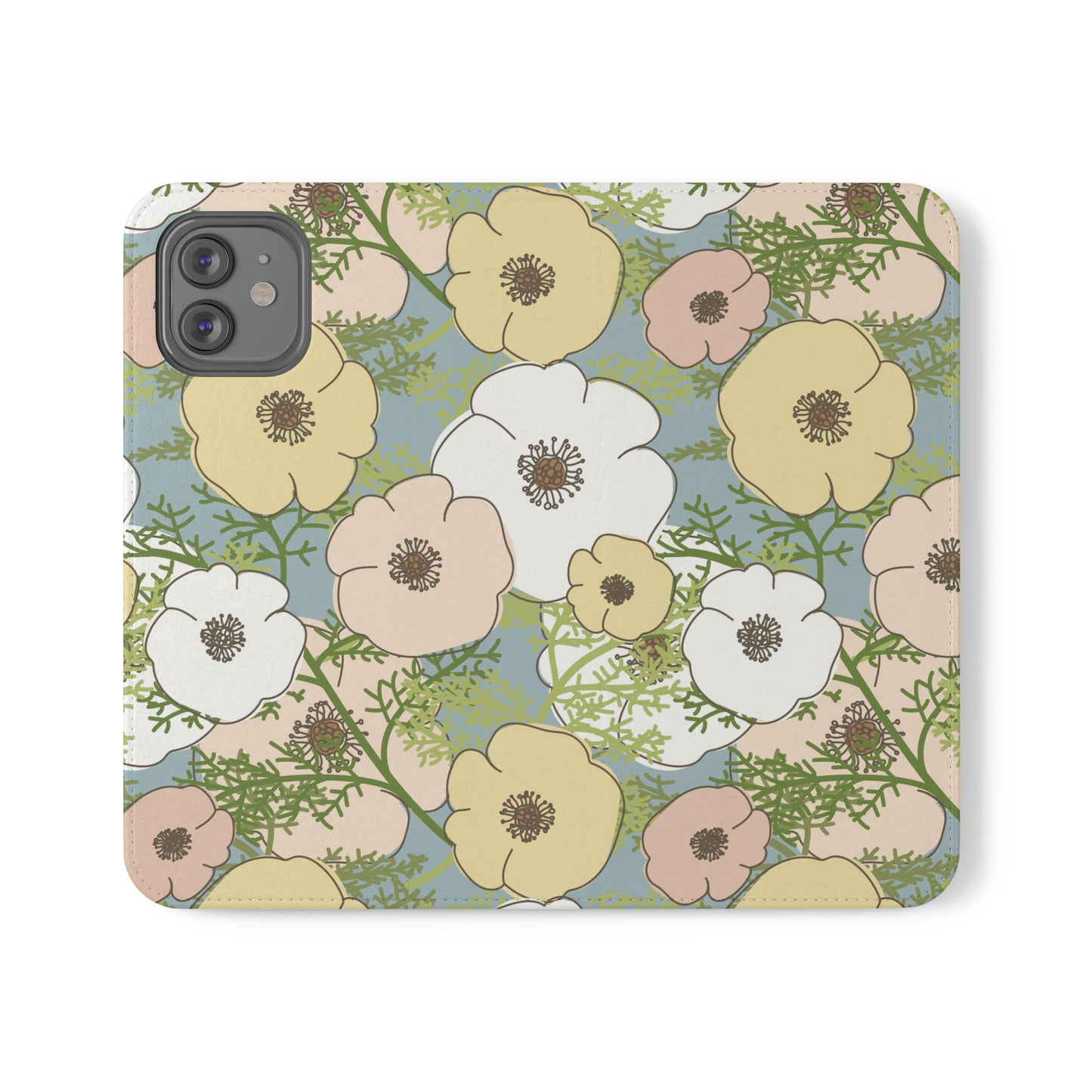 Playful Poppies Flip Cases for iPhone