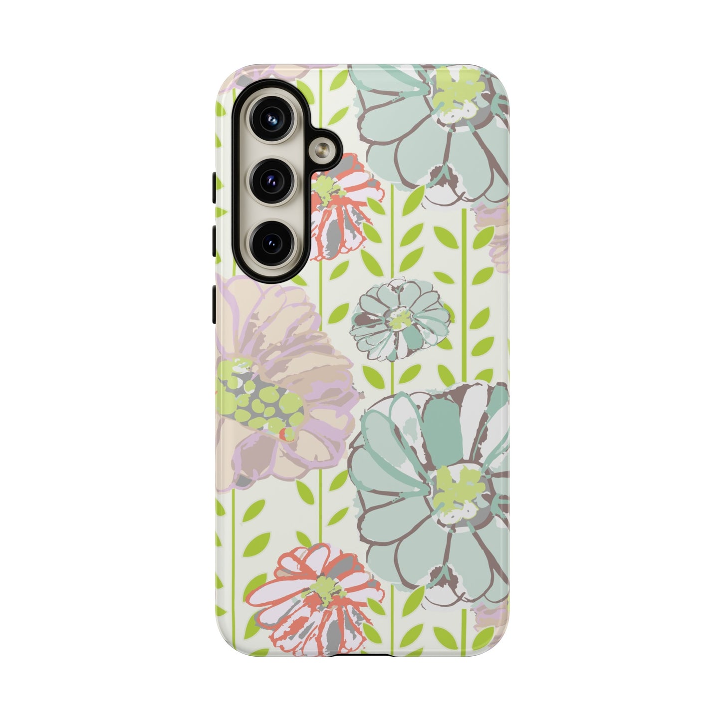 Soft Watercolor Floral Tough Cases for Samsung