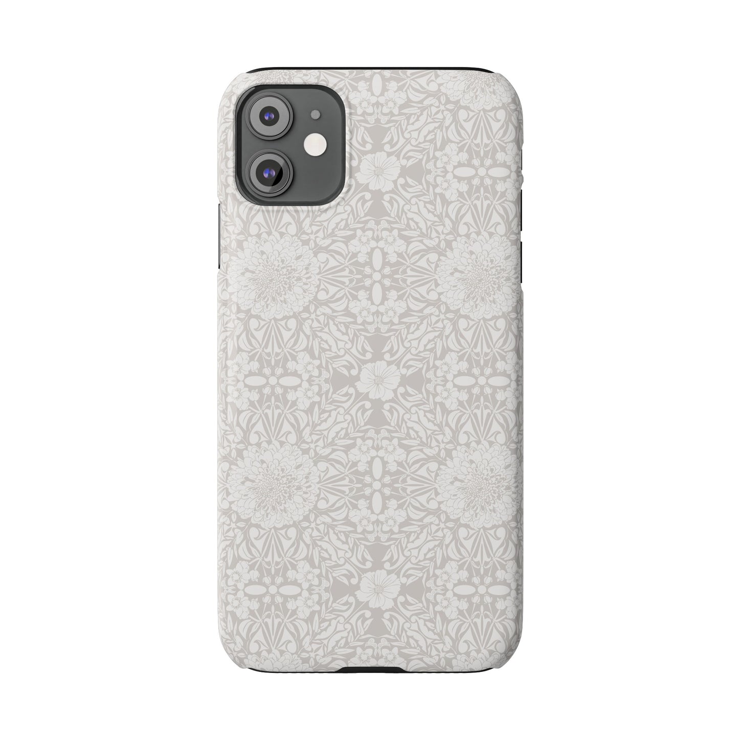 New Nouveau in Gray Slim Phone Cases