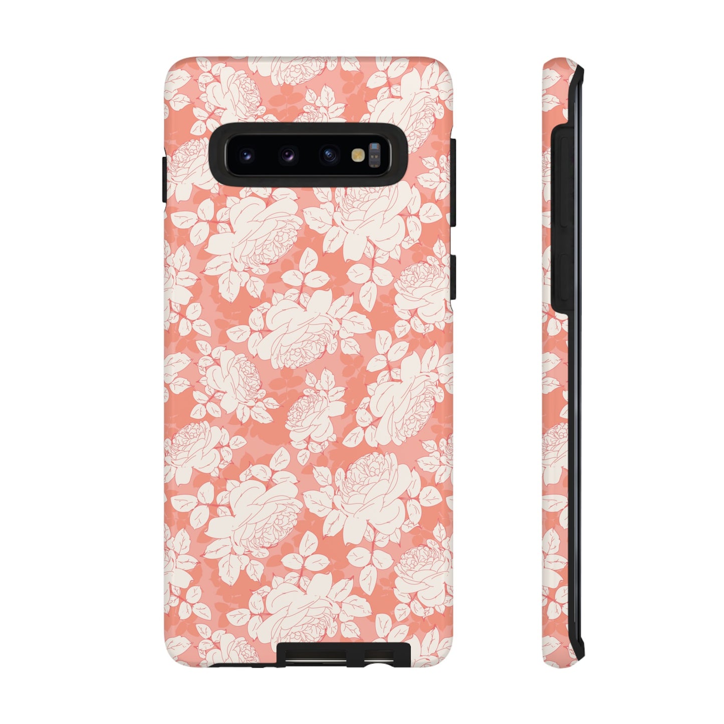 Peach and Cream Roses Tough Cases for Samsung