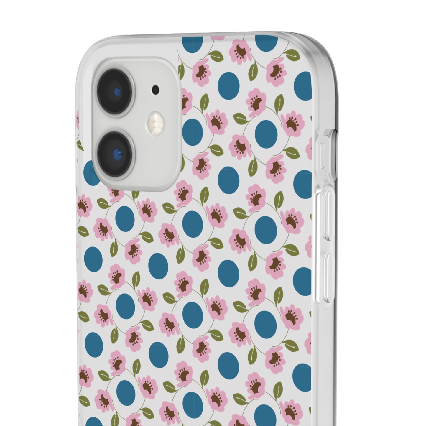 Wildflowers with Dots Flexi Cases for iPhone