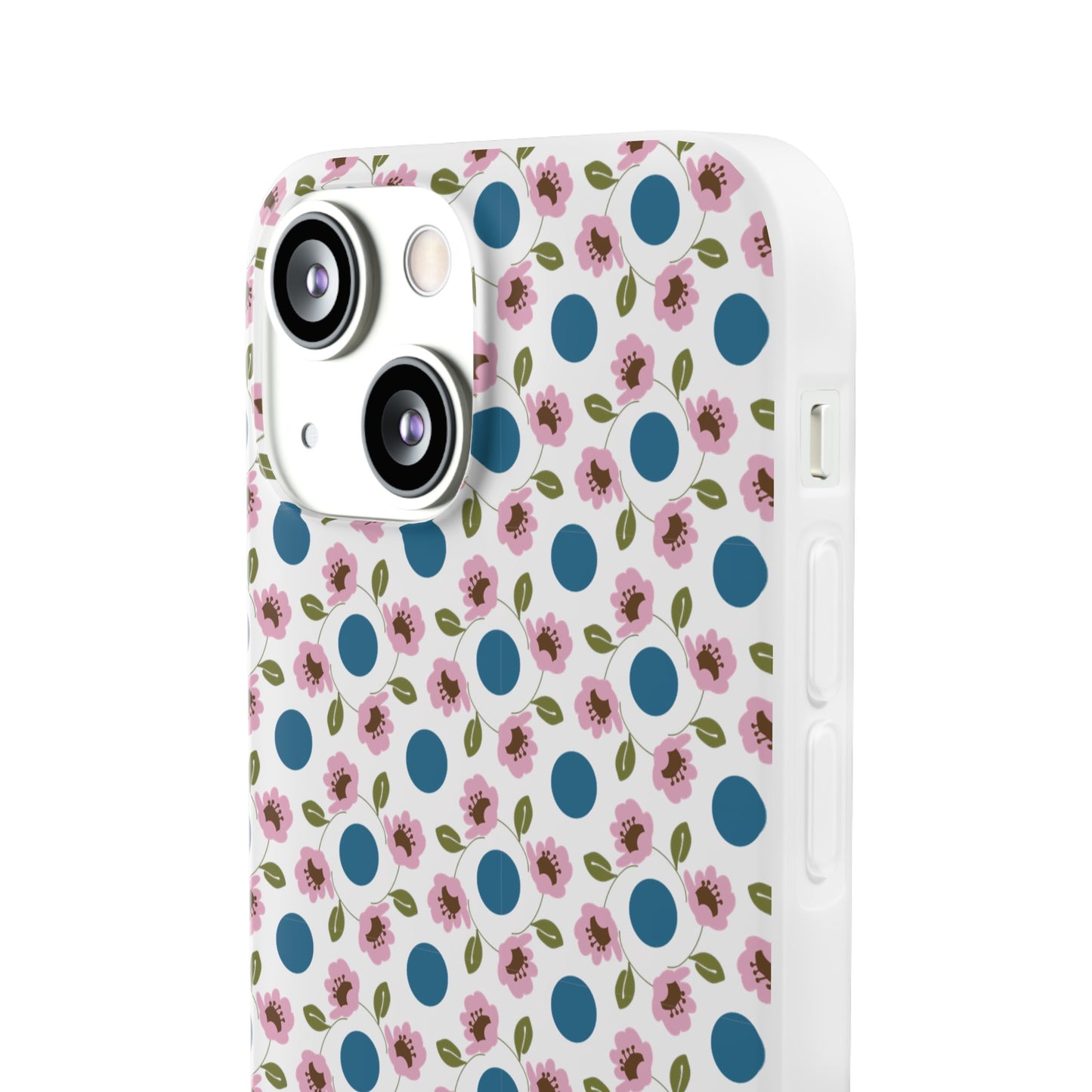 Wildflowers with Dots Flexi Cases for iPhone