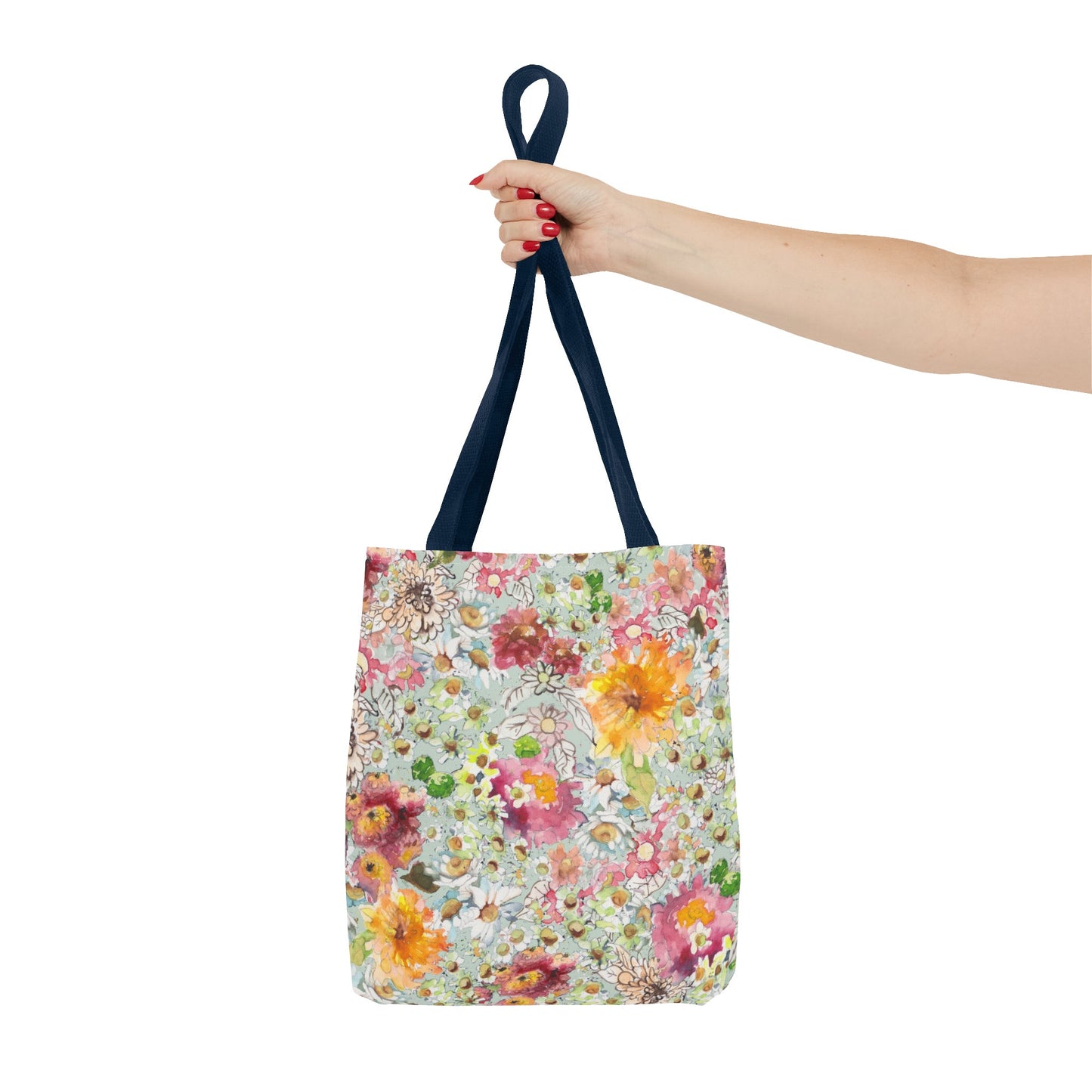 Farmhouse Floral Tote Bag