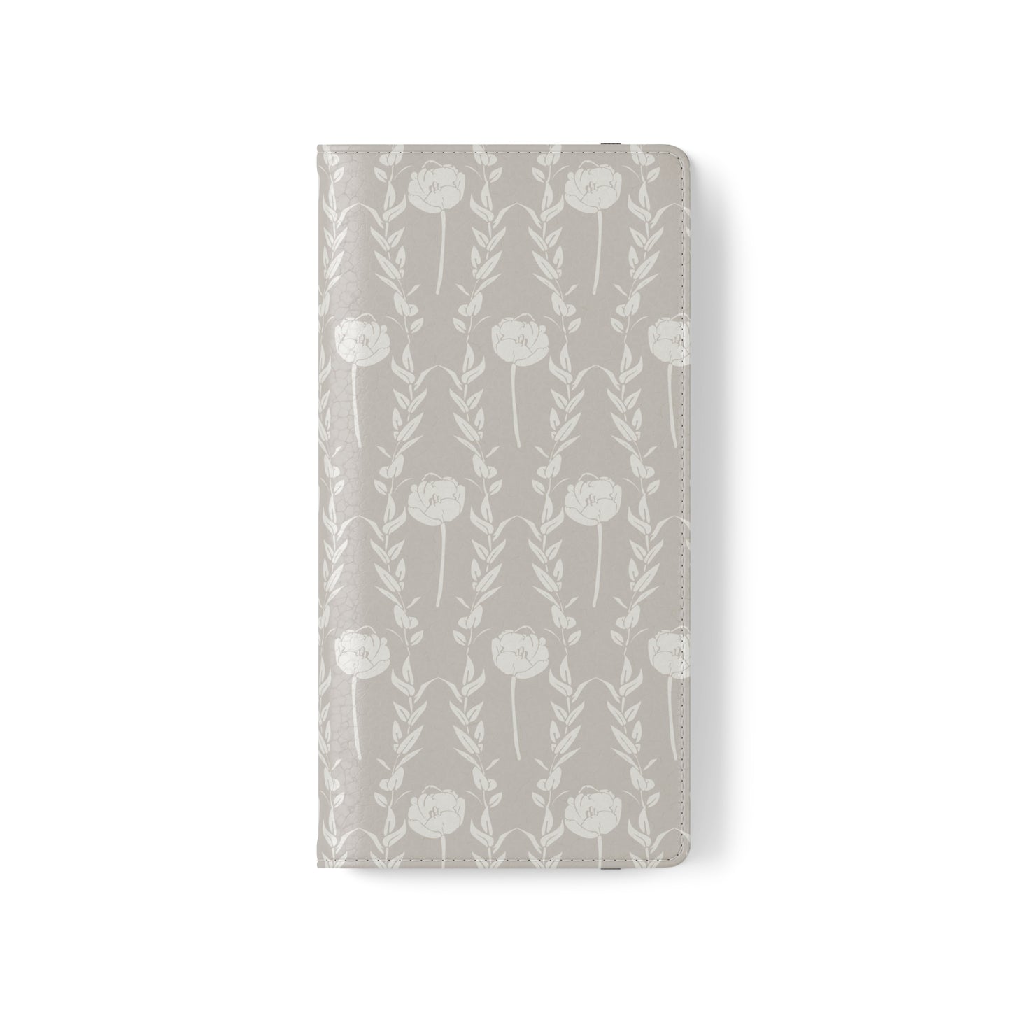 New Nouveau in Gray (Tulips) Flip Cases for Samsung