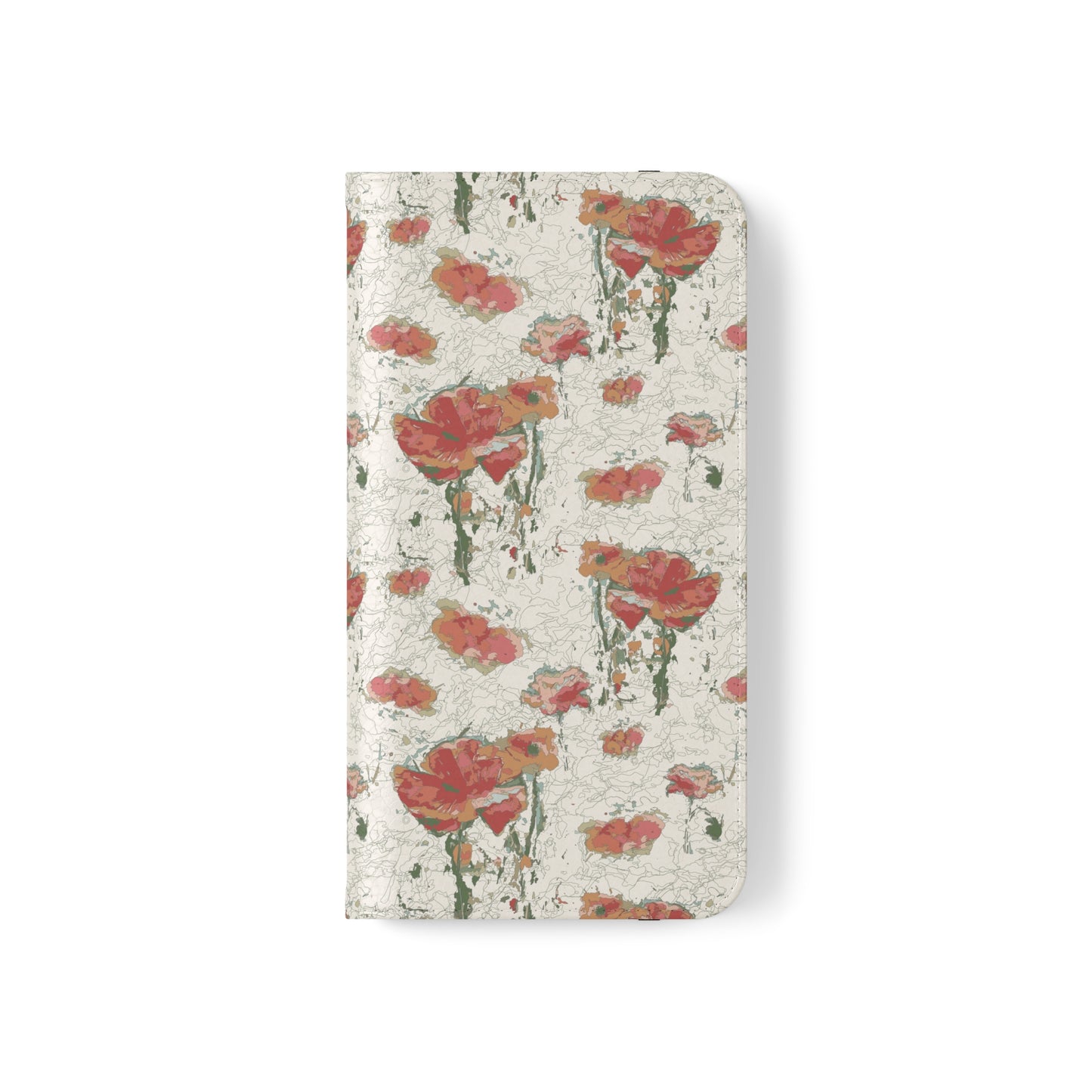 Orange Poppies Flip Cases for Samsung