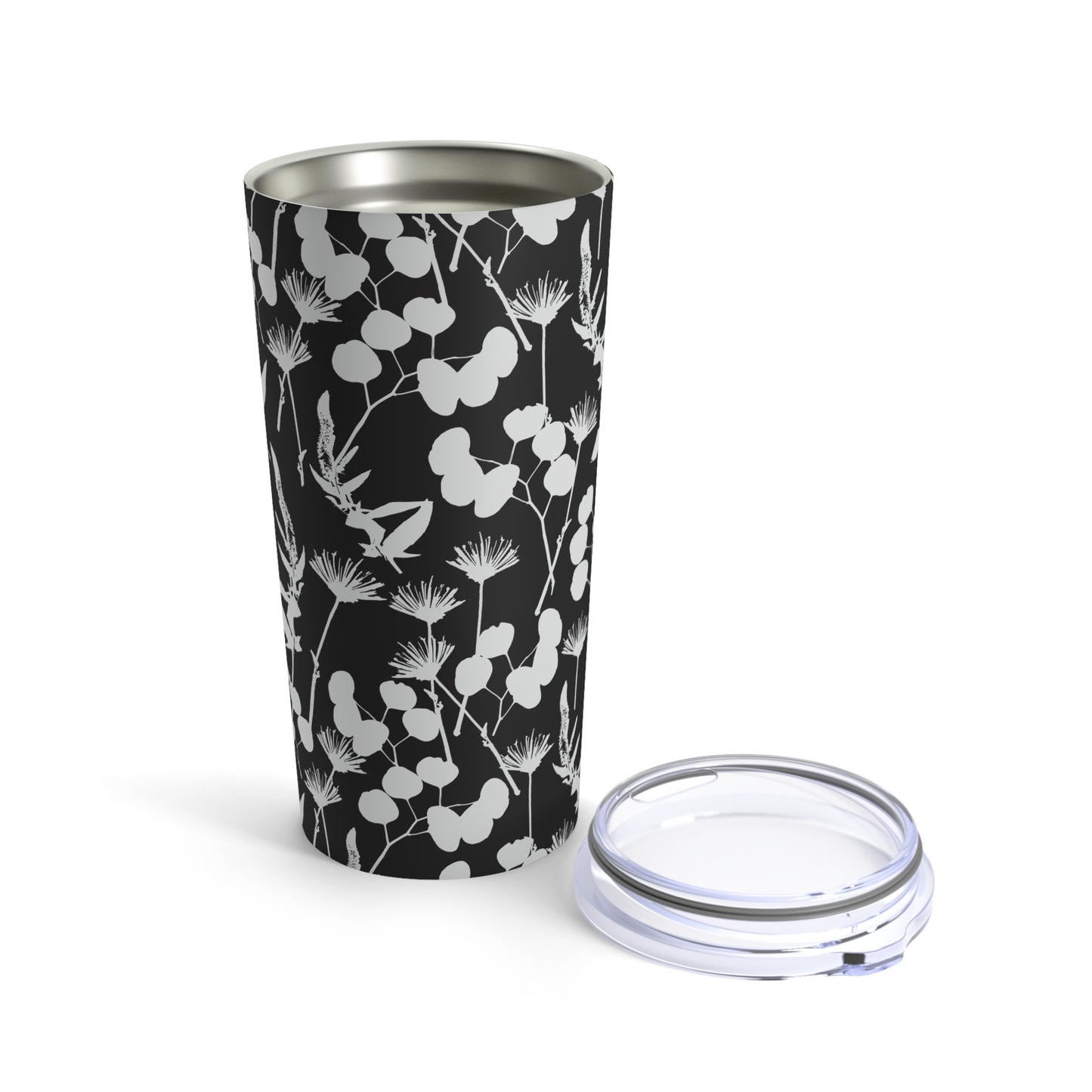 Black and White Tumbler 20oz