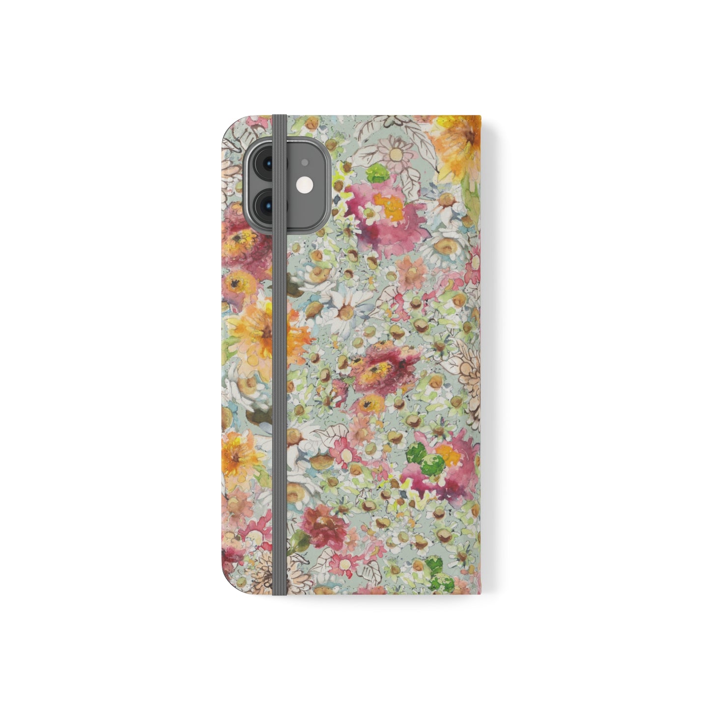 Farmhouse Floral Flip Cases for iPhone