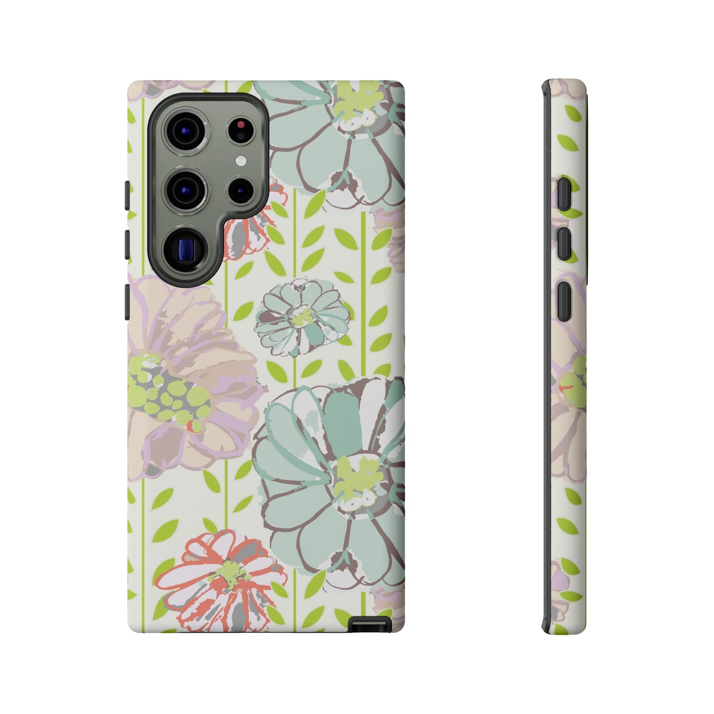 Soft Watercolor Floral Tough Cases for Samsung